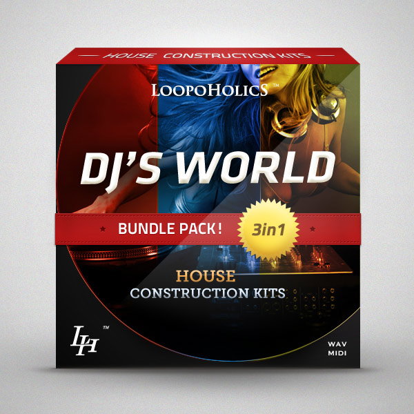 Loopoholics DJ's World Bundle: House Construction Kits